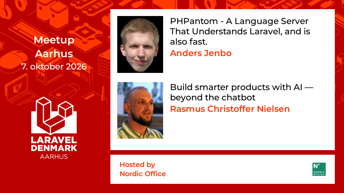 Laravel Meetup: Aarhus, October 2026